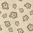 thumbnail image 1 of Ahgly Company Machine Washable Indoor Square Transitional Moccasin Beige Area Rugs, 7' Square, 1 of 7