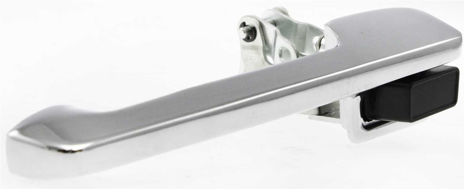 Replacement F462126 Exterior Door Handle Compatible with 1980-1983 Ford F-100 1980-1996 Bronco Front, Left Driver Chrome