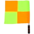 thumbnail image 1 of 1pc Banderas de árbitro Competencia Fútbol Juez de línea Bandera Banderas de árbitro de entrenamiento deportivo, 1 of 5