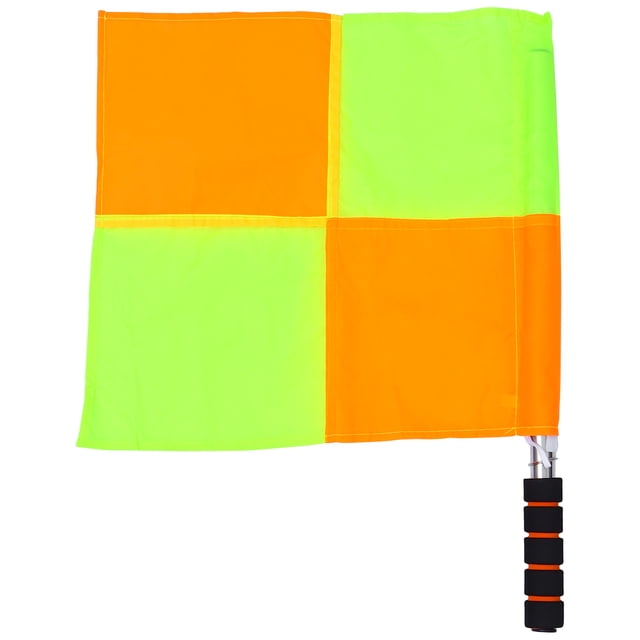 1pc Banderas de árbitro Competencia Fútbol Juez de línea Bandera Banderas de árbitro de entrenamiento deportivo