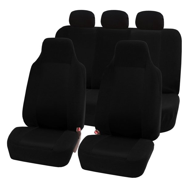 FH Group FB102BLACK114 Black 3D Air mesh Auto Seat Cover (Full Set ...