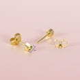 thumbnail image 4 of 12 Pairs Ear Piercing Stud Earrings,Surgical Stainless Steel Multicolor Cubic Zirconia Birthstone Stud Earrings for Piercing Guns 2mm 3mm 4mm, 4 of 7