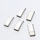 thumbnail image 5 of Cierre magnético de curvatura Hugo 5 juegos 25x10mm Plata, 5 of 10