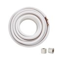 thumbnail image 1 of VEVOR 50FT Mini Split Line Set, 1/4" & 3/8" O.D Copper Pipes Tubing and Triple-Layer Insulation, for Mini Split Air Conditioning Refrigerant ., 1 of 9