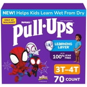 Pull-Ups Boys Potty Training Pants, 3T-4T (32-40 lbs), 70 Count (Select for More)