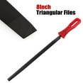 thumbnail image 1 of 1Pcs 8Inch Triangle Steel File Triangular Files Woodworking Grinding Saw Parts, 1 of 8