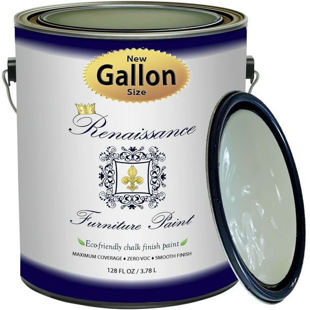 Renaissance Chalk Finish Paint Terre Verte Gallon (128oz) Chalk