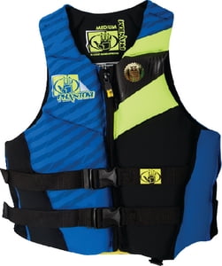 Body Glove Phantom Men's USCGA PFD Vest (Small, Royal Lemon) by Body Glove