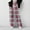 Hot Pink, variant on ATOGUTA Girls Long Pants Boys Soft Plaid Long Pj Pants Kids Cute Elastic Waist Drawstring SLeep Bottoms with Pockets Size 5T-15, Hot Pink
