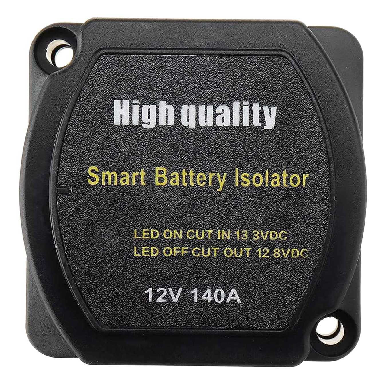 Dual Battery Smart Isolator 12V 140 Amp Voltage Sensitive Relay VSR Smart Switch for Car ATV UTV