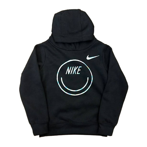 Nike Girls & Silver Smile Face Sweatshirt (5) - Walmart.com