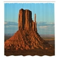 thumbnail image 3 of Ambesonne Canyon Shower Curtain, Monument Valley America, 69"Wx70"L, Blue Orange, 3 of 5