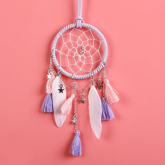 HOMEMAXS  Dream Catcher Ornament Wedding Decorations Dreamcatcher Floral Purple