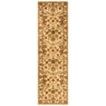thumbnail image 3 of SAFAVIEH Antiquity Francine Floral Bordered Wool Area Rug, Gold, 8' x 8' Round, 3 of 10