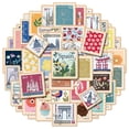 thumbnail image 1 of Vintage Literary Stamps Stickers, Set of 50, Waterproof and UV Resistant, Great for All Your Gadgets, 1 of 5