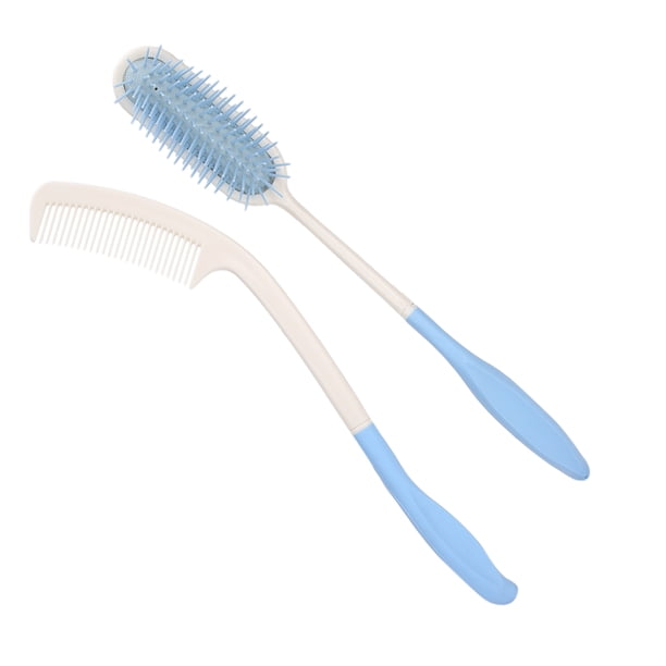 Peine De Largo, Cepillo Para El Cabello Con Cojín De Aire, Cepillo Para El Cabello De Alcance Extra Largo, Curvo, De Largo Alcance, Peine Para El Cabello, Masaje