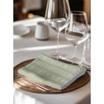 thumbnail image 6 of Sage Green Striped Cloth Napkins Set of 4 Reusable Dinner Napkins, Modern Abstract Art Geometric Stripes Cocktail Napkin Washable Table Napkins for Wedding/Holiday Party/Baby Shower 20"x20", 6 of 7