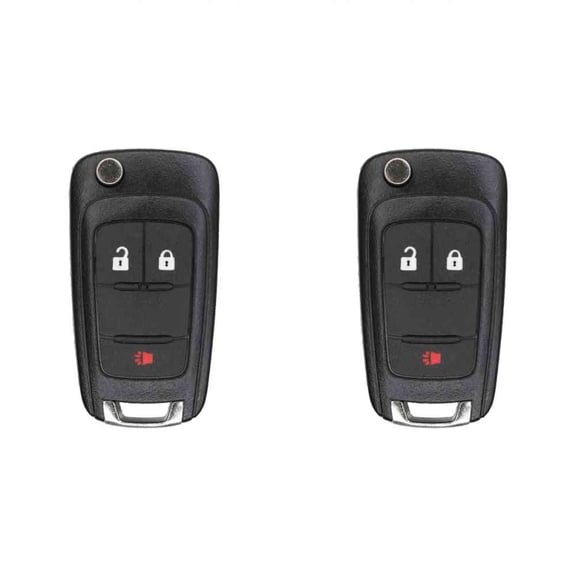 Eye4Techs Replcament Smart Key Fob for Chevrolet Camaro 2014 FCC OHT01060512 OHT01060512 V2T01060512 V2T01060514 AVL-B01T1AC Part Number 13504266 20873621 Pack of 2