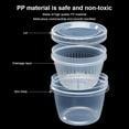 thumbnail image 4 of tredstone Fresh Storage Box Double Layer Food Keeping Hotel Restaurant Kitchen Refrigerator Organizing Container with Drain Basket, 4 of 7