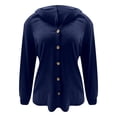 thumbnail image 5 of SUXIAN Cardigans for Women Casual Hooded Sweater Soft Comfortable Lightweight Knit Button up Long Sleeve Outerwear Top Fall Winter Season Cardigan Sweater, 5 of 5