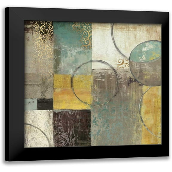 Reeves, Tom 12x12 Black Modern Framed Museum Art Print Titled - Peace of Mind II