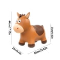 thumbnail image 5 of Lunxisen 1 Pcs Jumping Horse Inflatable Toy for Kids Play Bouncy Ride On Fun Outdoor Activity Gift, 5 of 8