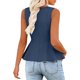 thumbnail image 5 of Camisetas Casuales de las Mujeres Rectas sin Mangas Cuello Redondo Slim Fit Top, Tops sin Mangas de las Mujeres Suave Elástico para el Uso Diario de Primavera Verano, 5 of 8