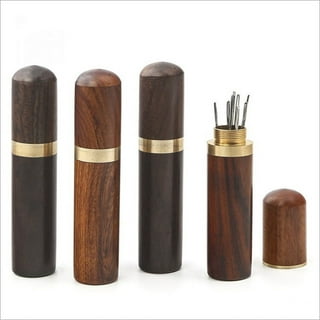 Sewing Needle Holder Small Wooden Box With Magnet Needle -  in 2023