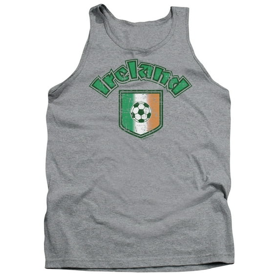 - Ireland With Soccer Flag - Tank Top - Medium