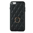 thumbnail image 3 of Luxury Artificial Leather iPhone 14/13/12/11 Pro X/XS Max/XR/8/7 Plus SE 2020/2022 Phone Cover With Holder Ring Bracket & Durable For Thoughtful Gift, 3 of 5