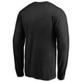 thumbnail image 4 of Men's Black Miami Heat Gradient Logo Long Sleeve T-Shirt, 4 of 4