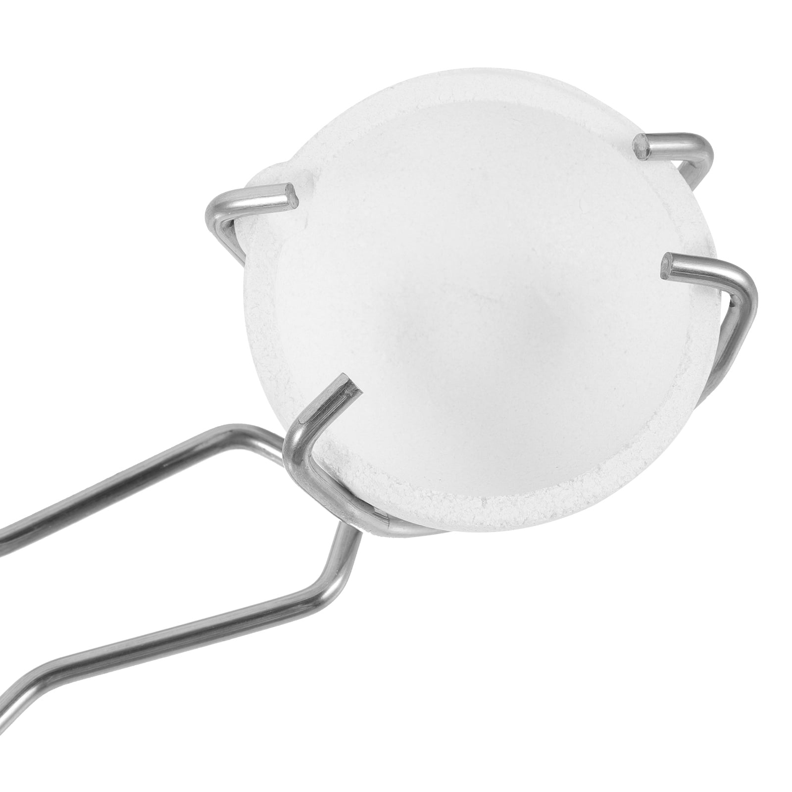 Yardwe Metal Melting Furnace Kit Metal Crucible Tong White 1 Set