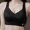 Black, variant on Njagoc3 Wireless Bras for Women V Neck Lace Floral Print Two Color Patching Fine Straps Everyday Bra