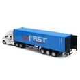 thumbnail image 4 of Voiture Jouet à Rétrofriction, Modèle de Camion Conteneur Multifonctionnel Délicat, pour Décoration de Collection Blanc + Bleu, Rouge + Jaune, 4 of 8