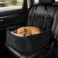 thumbnail image 5 of Dog Booster Car Seat for Small Dogs Under 30lbs, Washable Travel Bed with Memory Foam, Detachable Cover, 2 Storage Pockets & Safety Leash, Non- Bottom, 5 of 5