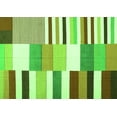 thumbnail image 1 of Ahgly Company Indoor Rectangle Patchwork Green Transitional Area Rugs, 2' x 3', 1 of 1