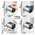 thumbnail image 3 of Tuya BLE TT Lock Smart Electronic Door Lock With DIY Cylinder Core Finrprint APP Keys IC Card Unlock For Home Hotel ,More Secure, 3 of 7