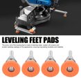 thumbnail image 3 of Pieds Réglables Tapis en Caoutchouc, Tige en Acier Inoxydable 4 Pcs Usage Polyvalent Pieds de Nivellement pour Machine de Découpe, 3 of 7
