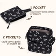 thumbnail image 2 of 3-Piece Bow Backpack Set for Women Teen Girls, Cute Coquette Kawaii Oxford School Bag with Crossbody & Pencil Pouch, Aesthetic College Daypack, 2 of 6