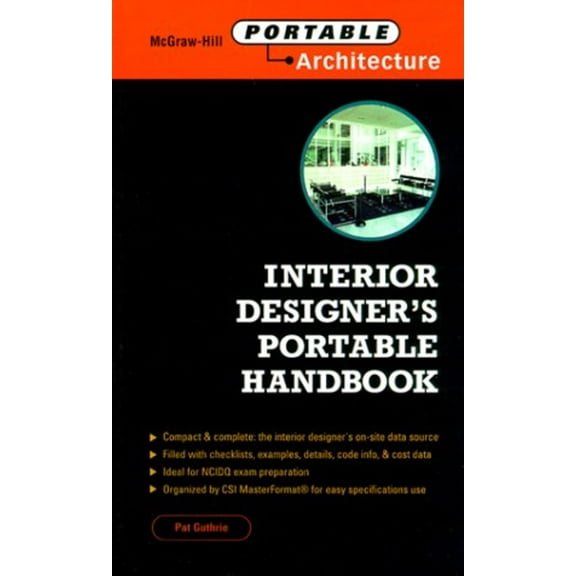 Pre-Owned Interior Designer's Portable Handbook (Hardcover) 9780071346177