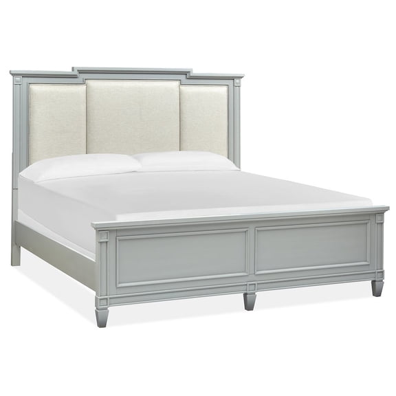 Magnussen Home Glenbrook Pebble Queen Upholstered Panel Bed