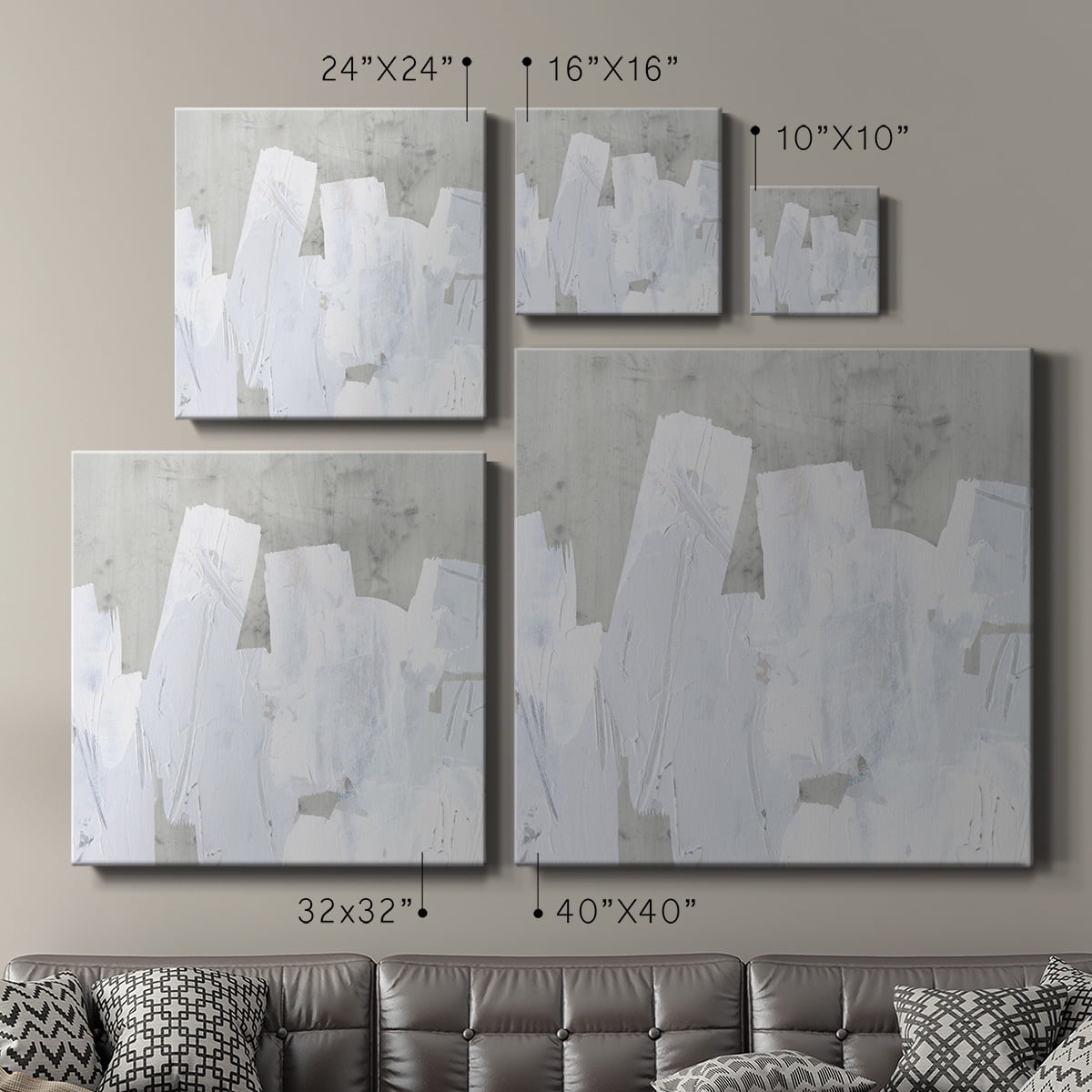 Wexford Home Ice Shield I-Premium Gallery Wrapped Canvas, 16" x 16" - Ready to Hang