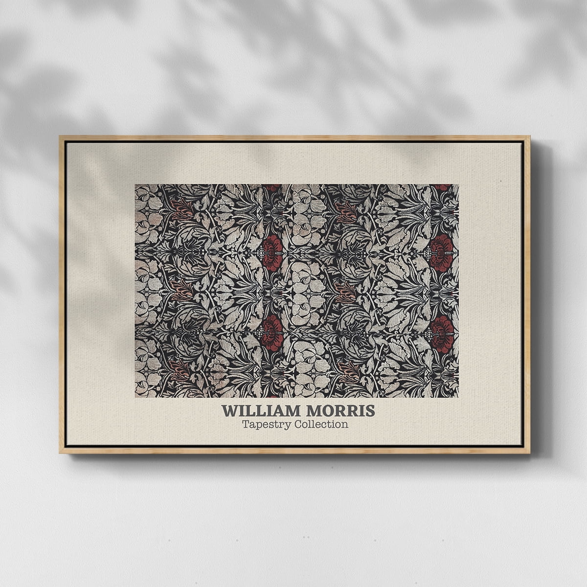 Vintage Abstract Print-XXXVIII Framed in Natural Wood Wood Gallery Wrapped Canvas 25 in. x 37 in.