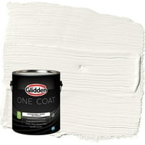 Glidden One Coat Cotton Tail / Gray Flat Interior Paint with Primer, 1 Gallon