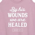 thumbnail image 3 of Instant Message - By His Wounds Isaiah - Women's Racerback Tank Top, 3 of 6