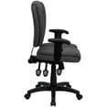 thumbnail image 5 of BizChair Fabric Mid Back Swivel Office Chair with Pillow Top Cushioning, Gray, 5 of 6