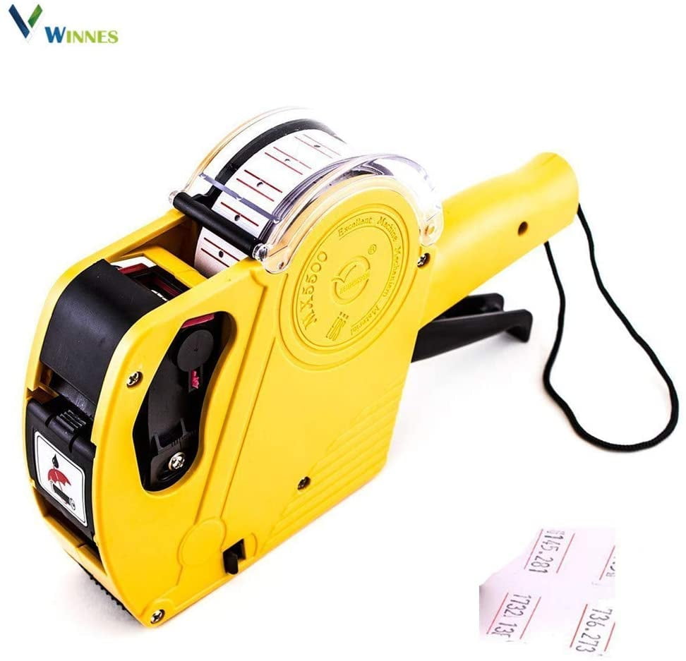 Price Tag Gun, Winnes Label Printers Labeler 8 Digits Price Gun Included Labels & Spare Ink for ...