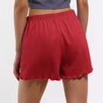 thumbnail image 5 of zbxnLI Women's Pajama Shorts Elastic Waist Casual Lounge Shorts Comfy Pj Bottoms Sleep Shorts, 5 of 7