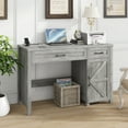 thumbnail image 2 of Farmhouse 47" Executive Desk, Computer Desk with Drawers and Storage Cabinet, Workstation Computer Desk for Study and Home Office., 2 of 8