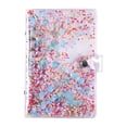 thumbnail image 2 of Colorful A6 Zippered Notebook Binder Bag – Souew Transparent Savings Record Folder for Cash Envelopes, Budget Organizer with Zipper Closure, Portable, 2 of 9